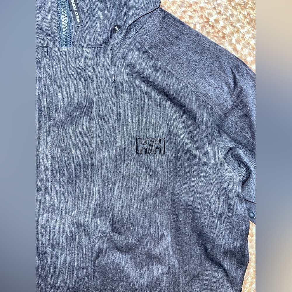 HellyHansen Blanchette Tech Performance SzS Grey WinterParka DoubleCollar NWOT​ - Picture 7 of 15